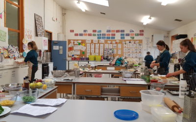 3rd Year Home Economics students busy preparing for their upcoming Food Skills & Culinary Exam