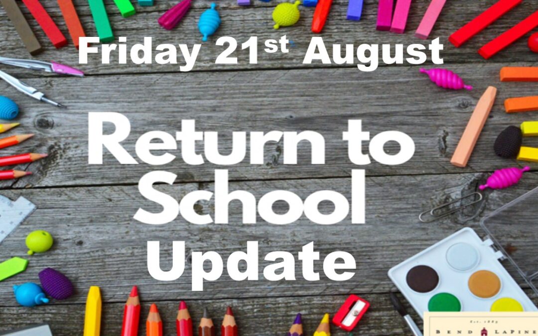GCC School Update for Parents/Guardians Friday 21st August