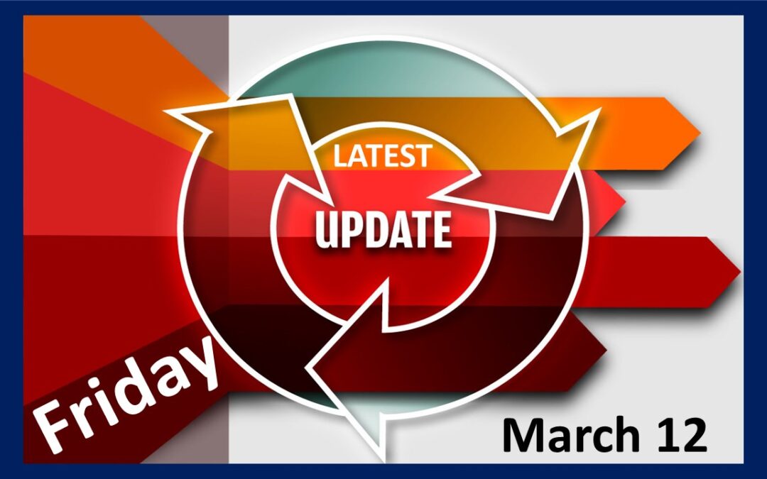 Latest School Update Friday March 12
