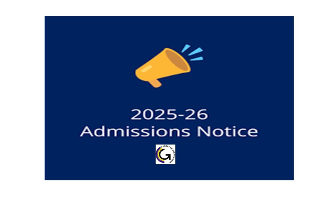 GCC Admissions Notice – 2025/2026 School Year